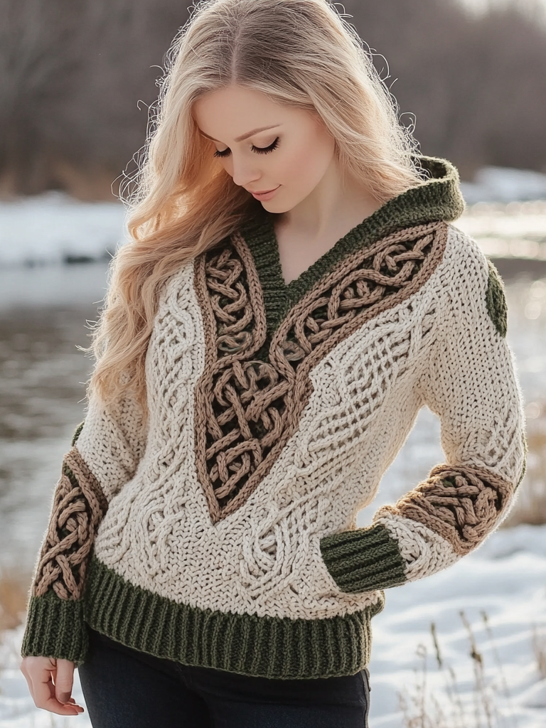 Zeitloser Vintage-Stil Pullover