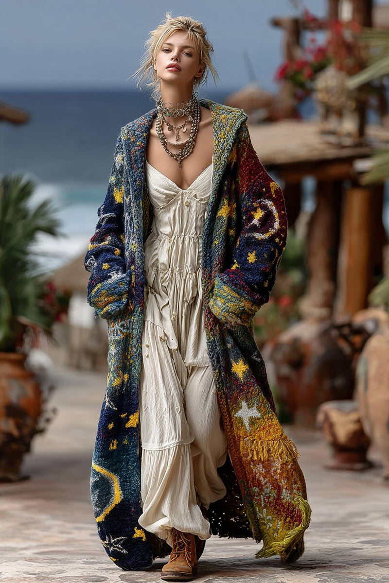Elegant gestaltete Strickjacke