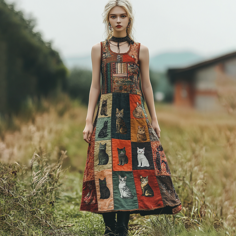 Klassisch gestaltete Kleid