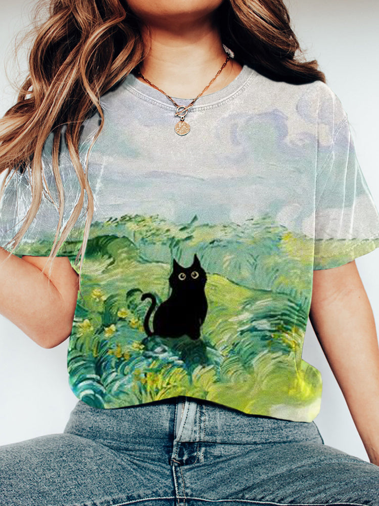 Anmutig gestaltete T-Shirt
