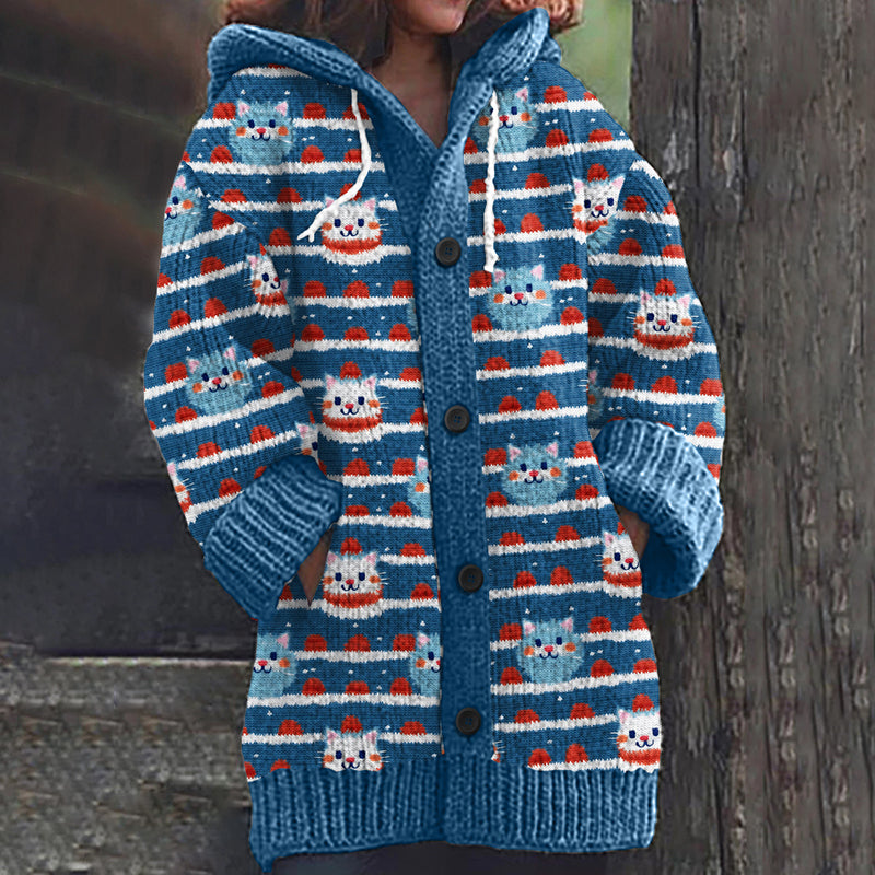 Vintage inspirierte Strickjacke