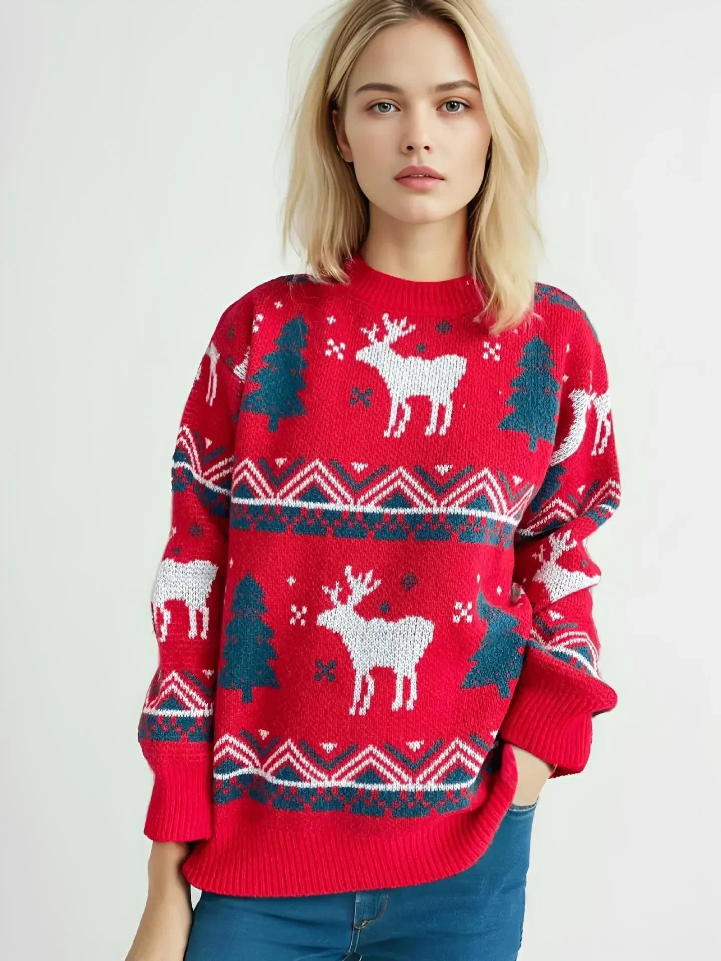 Zeitloser Vintage-Stil Pullover
