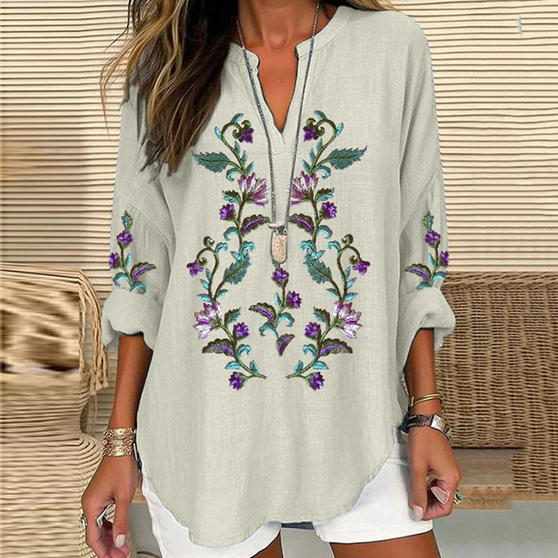 Klassische Vintage Bluse