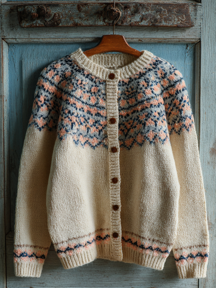 Zeitloser Vintage-Stil Pullover