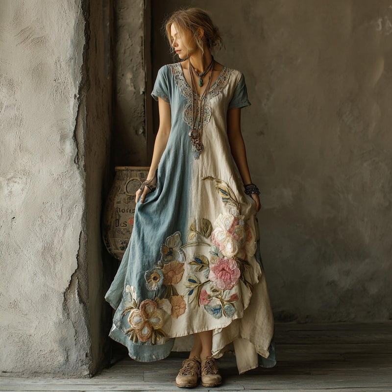 Anmutig gestaltete Kleid