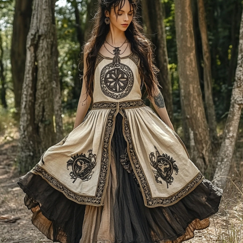 Durchdacht gestaltete Kleid