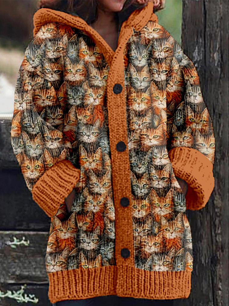 Durchdacht gestaltete Strickjacke