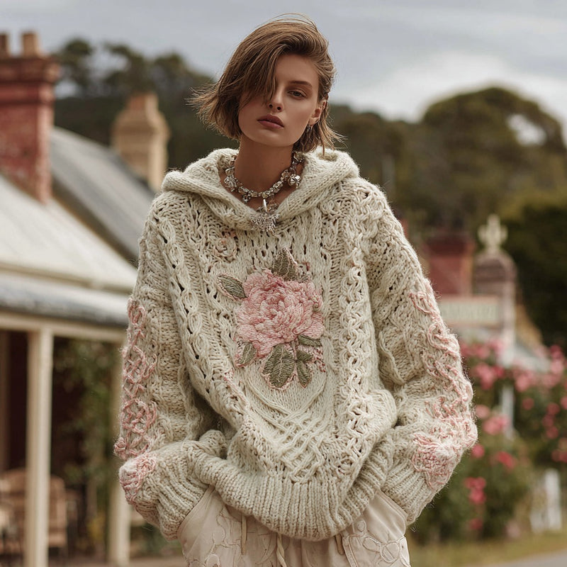 Zeitloser Vintage-Stil Pullover