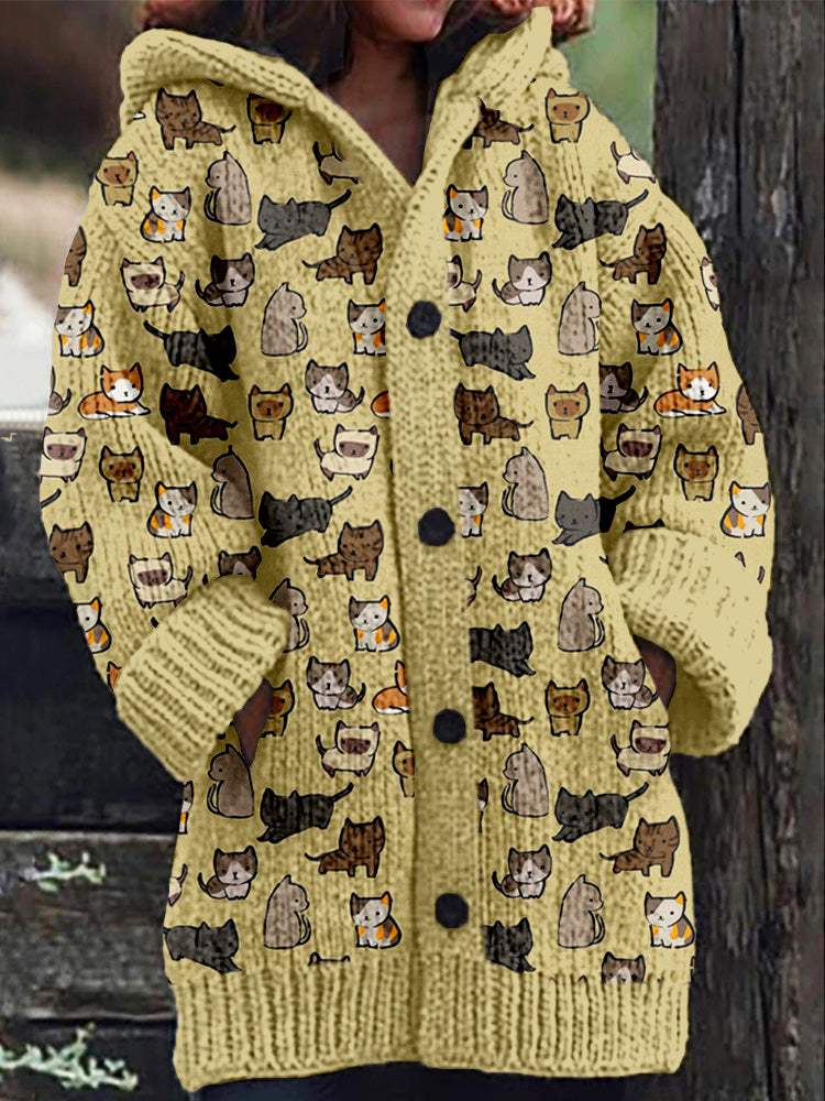 Vintage inspirierte Strickjacke