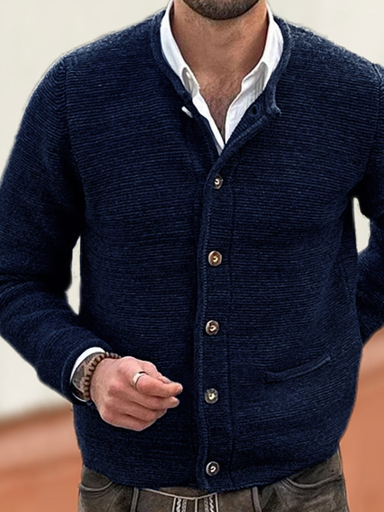 Zeitlose Vintage-Stil-Strickjacke