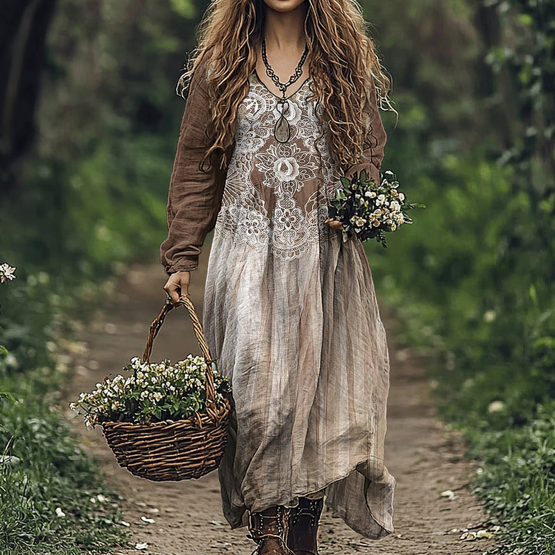Klassische Vintage Kleid