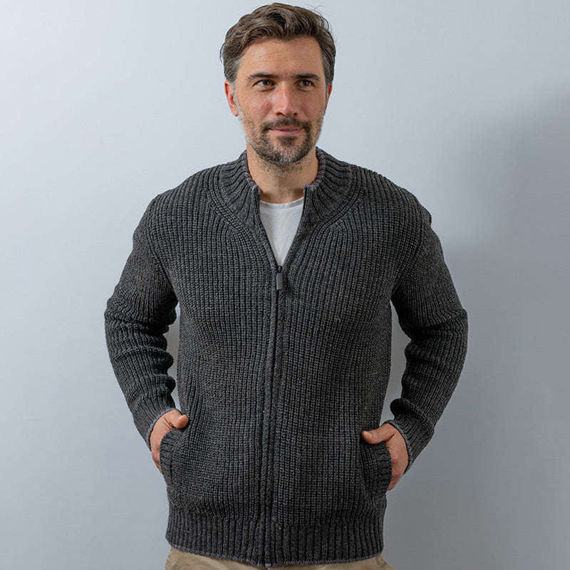 Zeitloser Vintage-Stil Strickjacke