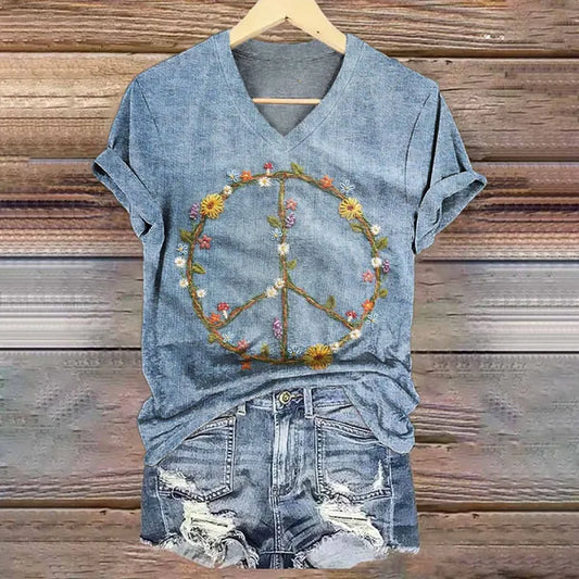 Zeitloser Vintage-Stil T-Shirt