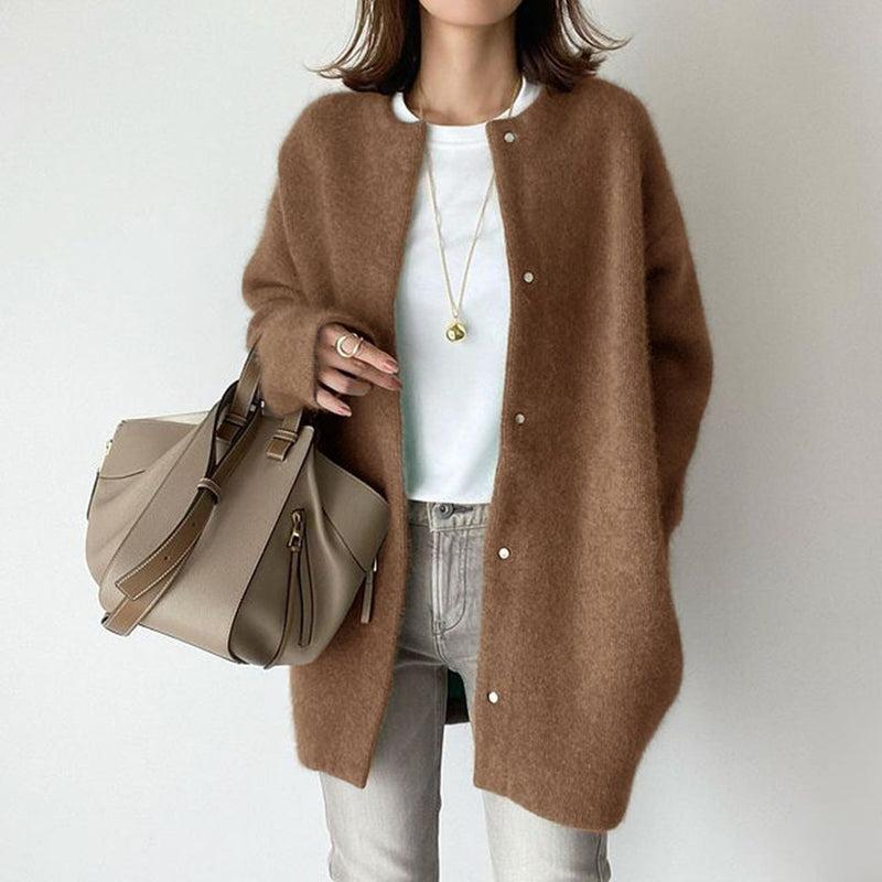 Zeitloser Vintage-Stil Strickjacke