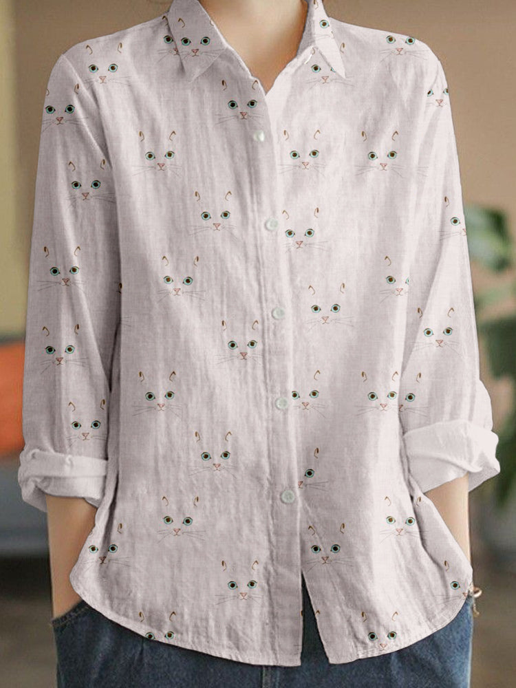 Klassische Vintage Bluse