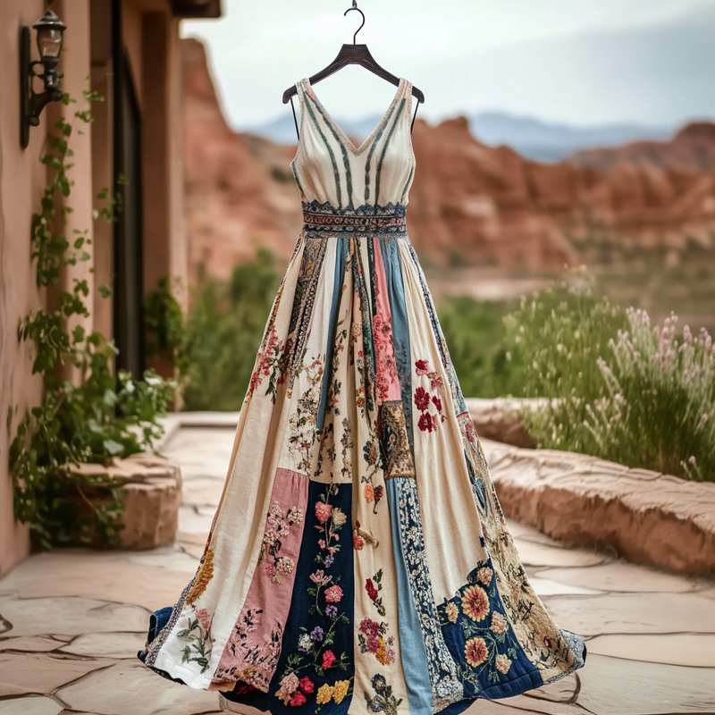 Anmutig gestaltete Kleid