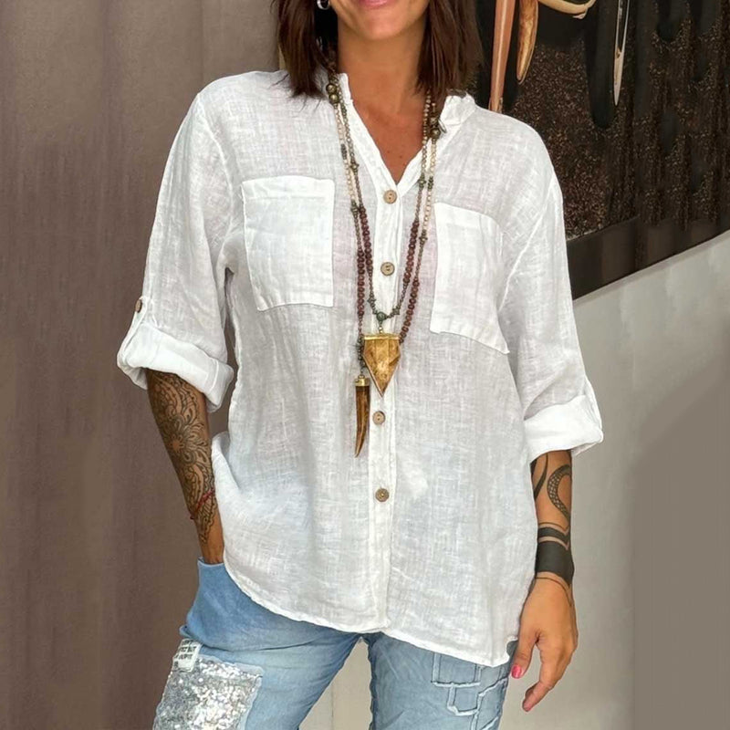 Zeitloser Vintage-Stil Bluse