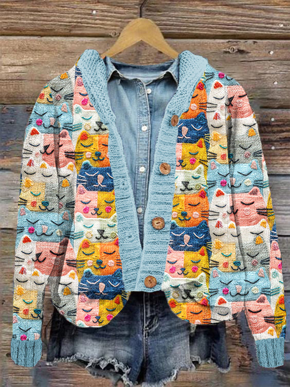 Elegant gestaltete Strickjacke