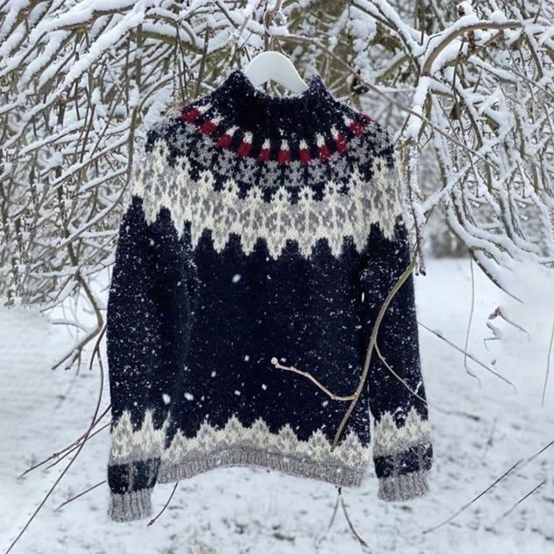 Zeitloser Vintage-Stil Pullover