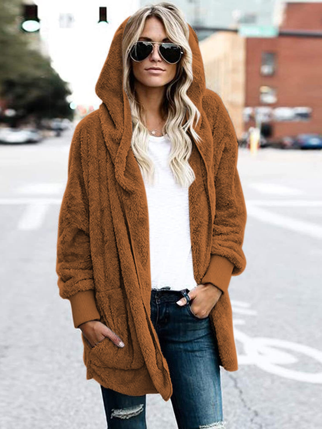 Anmutig gestaltete Jacke
