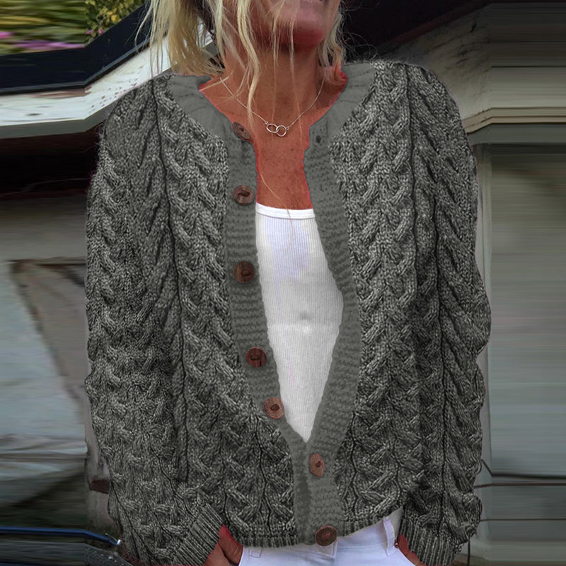 Elegant gestaltete Strickjacke