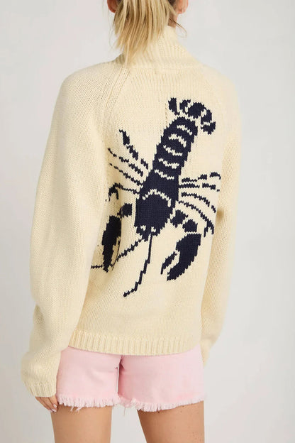 Vintage-inspirierte Strickjacke