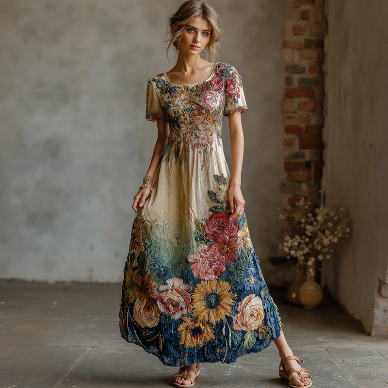 Durchdacht gestaltete Kleid