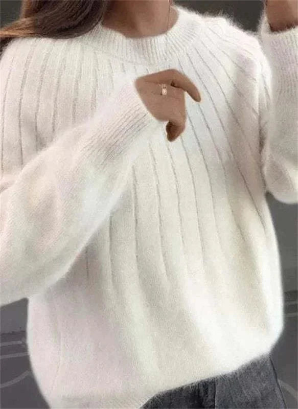 MW | Flauschiger Kaschmir-Strickpullover
