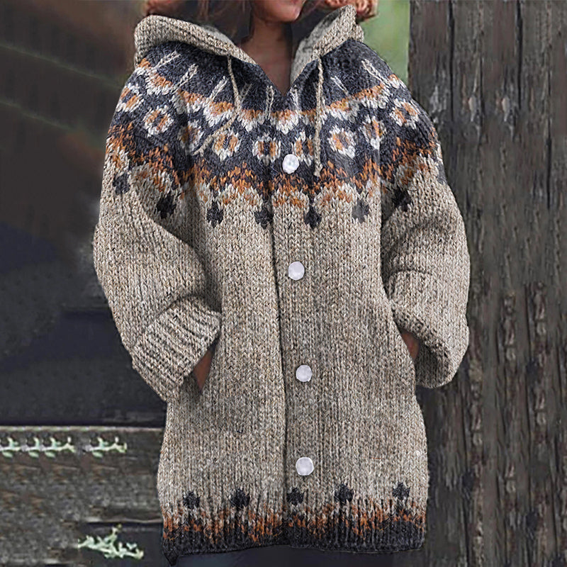 Elegant gestaltete Strickjacke