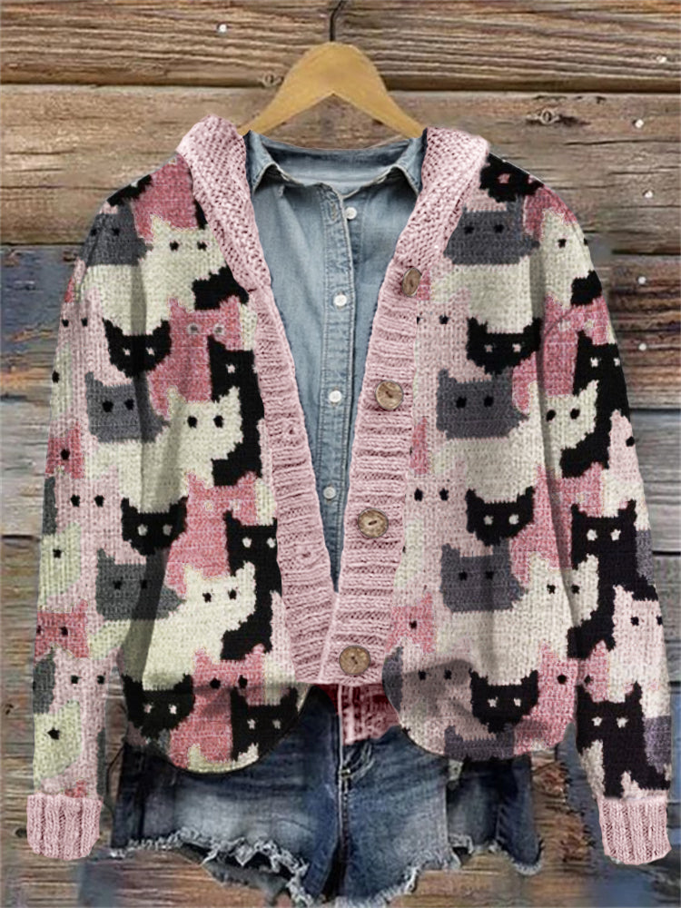 Elegant gestaltete Strickjacke