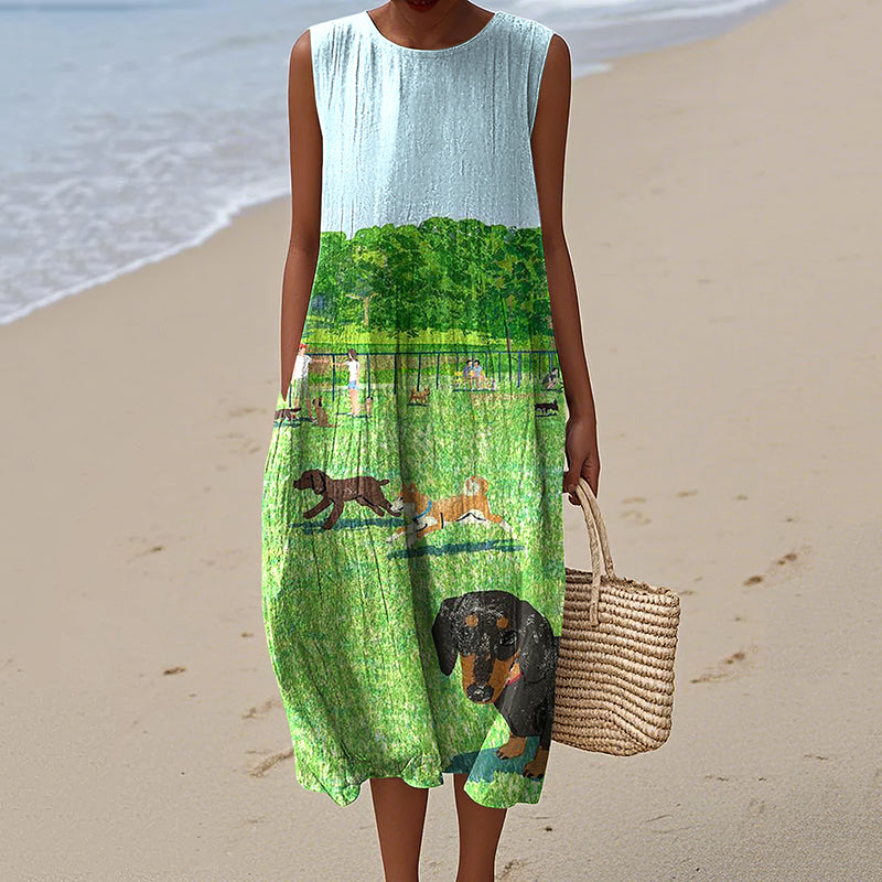 Klassische Vintage Kleid