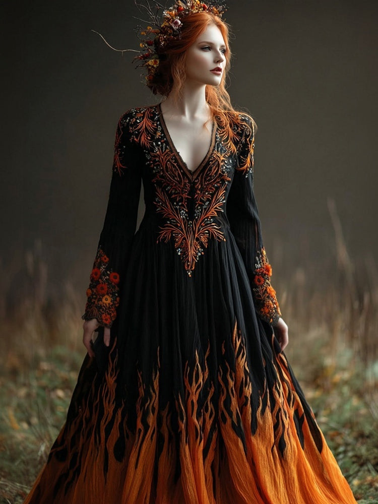 Klassische Vintage Kleid