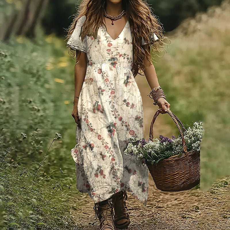 Klassische Vintage Kleid