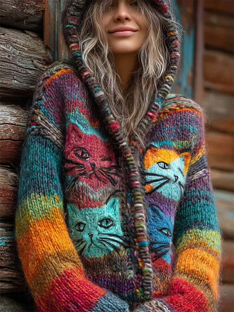 Wunderschön gefertigte Strickjacke