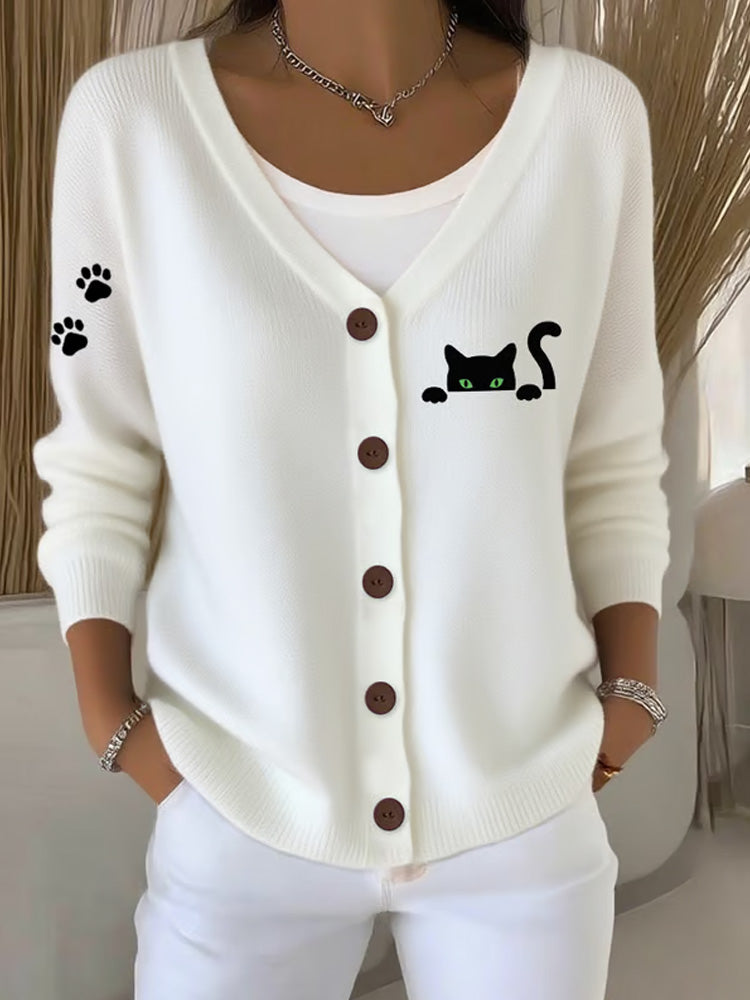 Wunderschön gefertigte Strickjacke