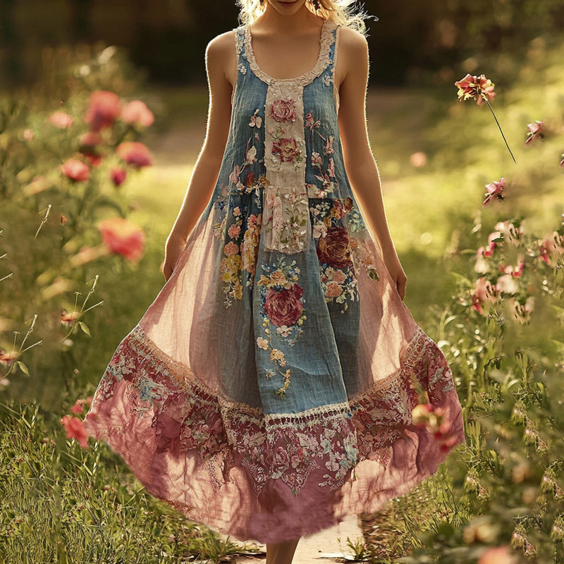 Zeitloser Vintage-Stil Kleid