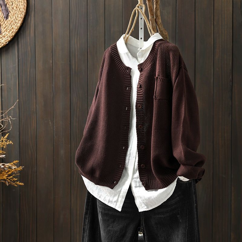 Klassische Vintage Strickjacke