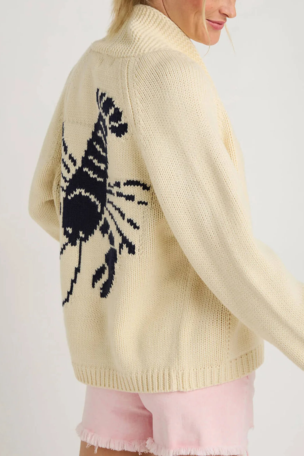 Vintage-inspirierte Strickjacke