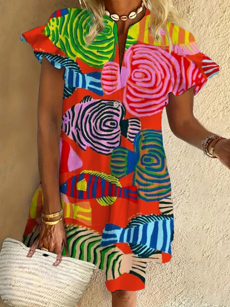 Klassische Vintage Kleid