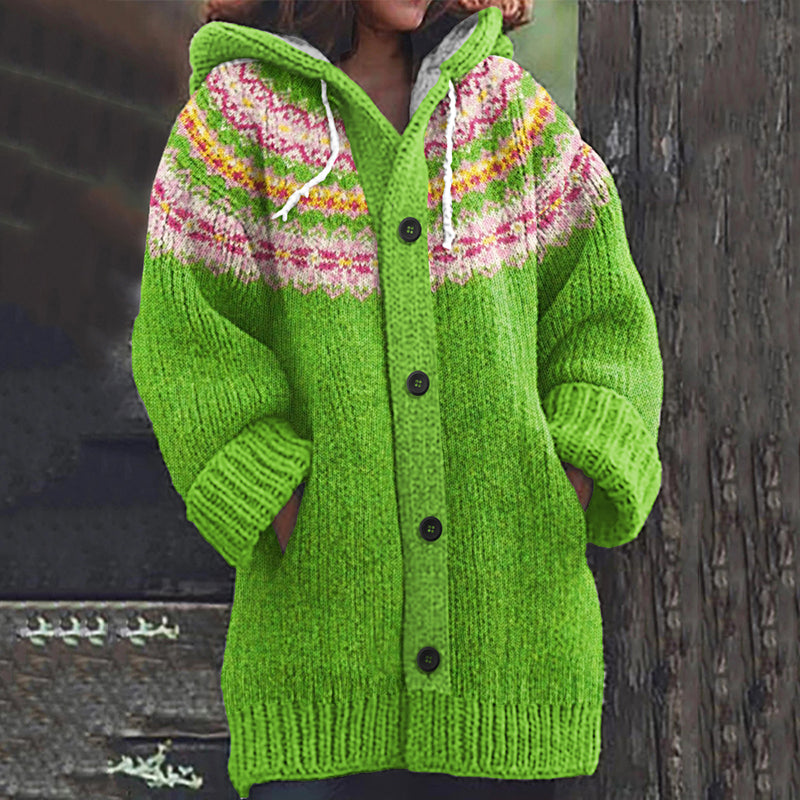 Anmutig gestaltete Strickjacke