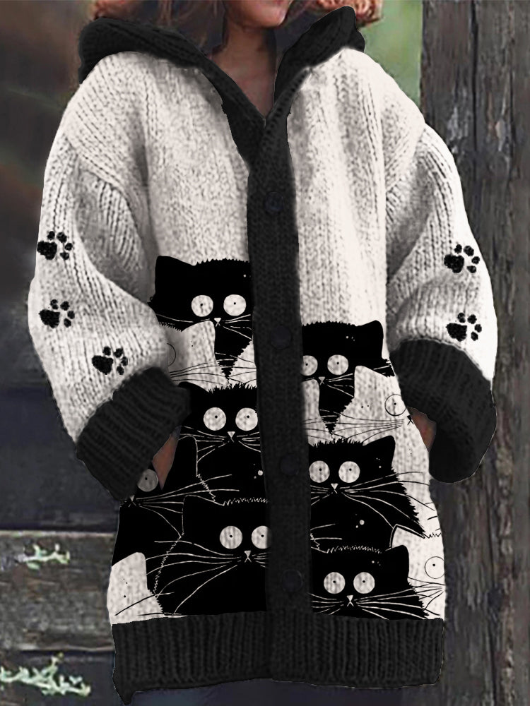 Anmutig gestaltete Strickjacke