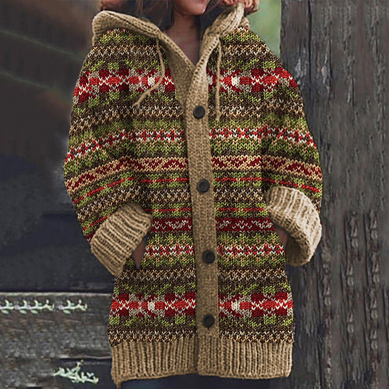 Vintage inspirierte Strickjacke