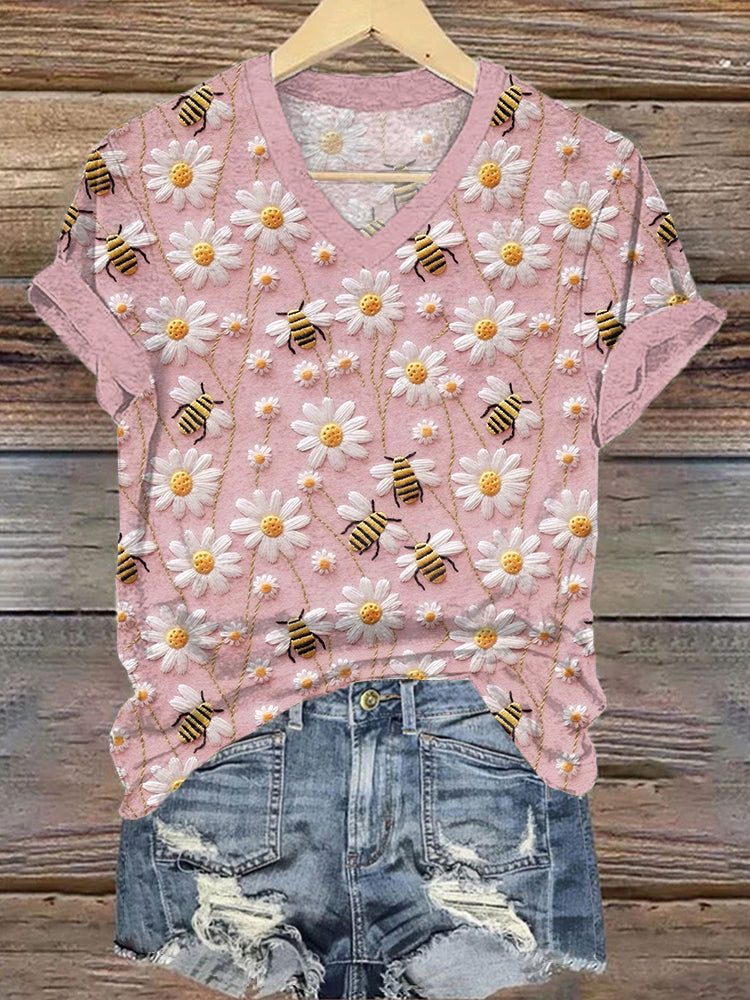 Zeitloser Vintage-Stil T-Shirt