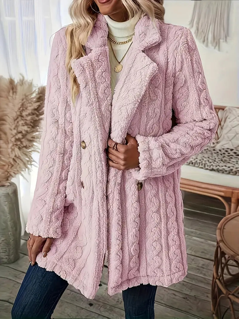 MW | Weiche, einfarbige, langärmelige Thermojacke