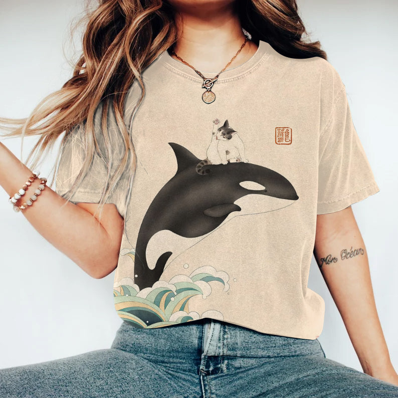 Anmutig gestaltete T-Shirt