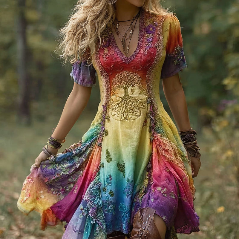 Durchdacht gestaltete Kleid