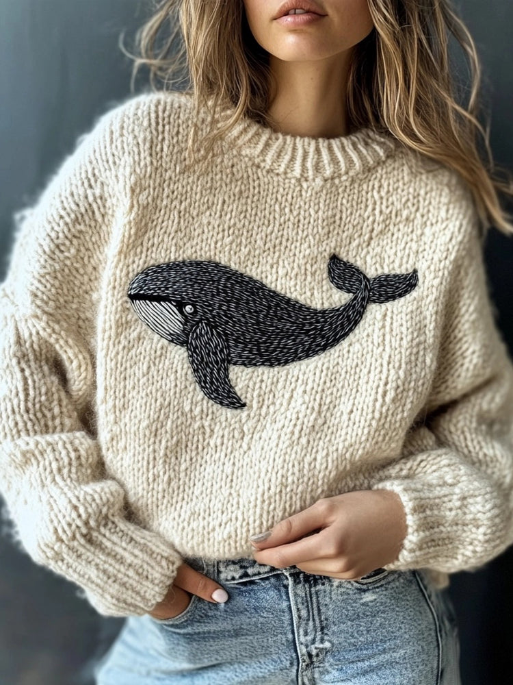 Zeitloser Vintage-Stil Pullover