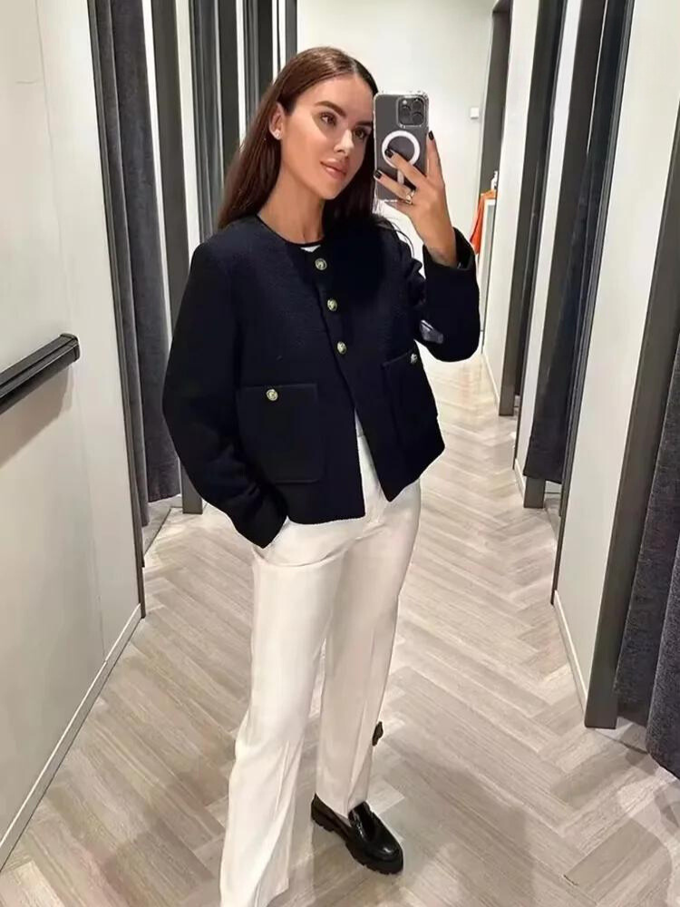 Klassisch gestaltete Jacke