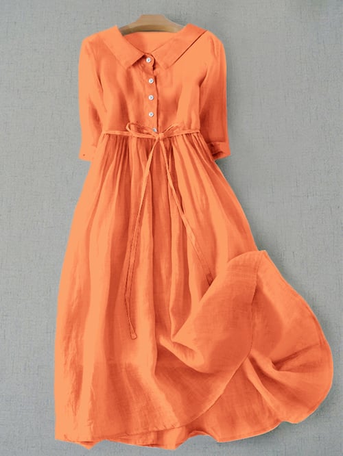 MW | Literarisch schlichtes Baumwollkleid