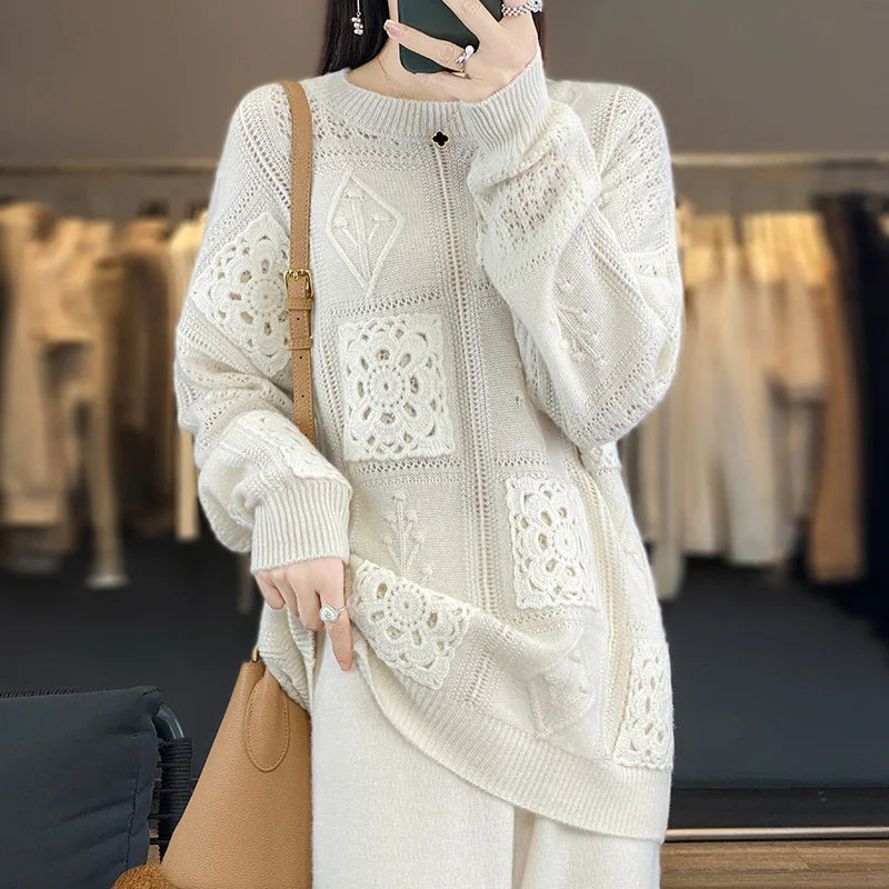 Zeitloser Vintage-Stil Pullover